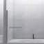 Panneau de douche en verre trempé sans cadre 31 "X55"