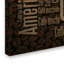 «Coffee 1» par Lantern Press, reproduction d'art textuel sur toile-31383352