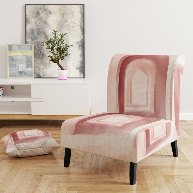 Fauteuil de chambre Abstract Art Deco, Slipper Armless