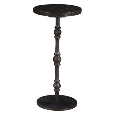 Table d'appoint en marbre vert 10 po Rochester