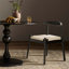 Ensemble de 2 chaises de cuisine style Mid-Century avec structure en chêne massif et siège tissé à la main pour un espace de vie et de salle à manger élégant-1157081288