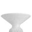 Table d'appoint d'extérieur en marbre texturé MGO