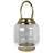 Lantern With Brass Handle  5” Drop Handle