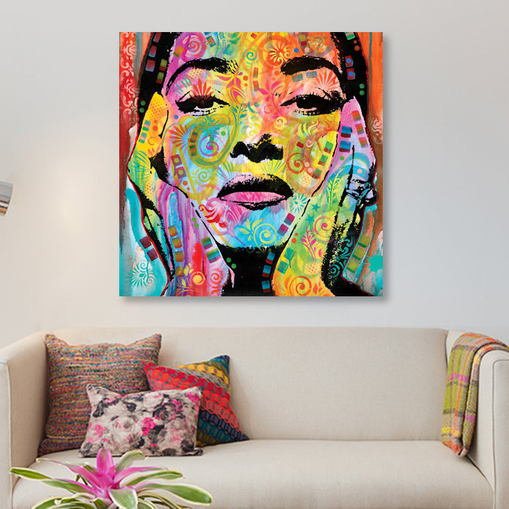 «Maria Callas», impression sur toile, H 26 po x l 26 po x P 1,5 po, Toile tendue, Pas de tapis