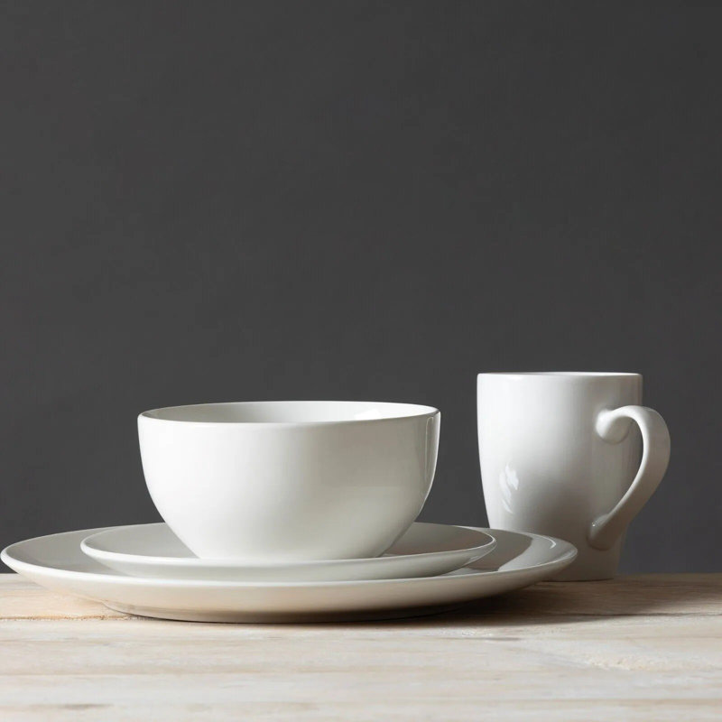 Piece Porcelain Dinnerware Set - Service for 4