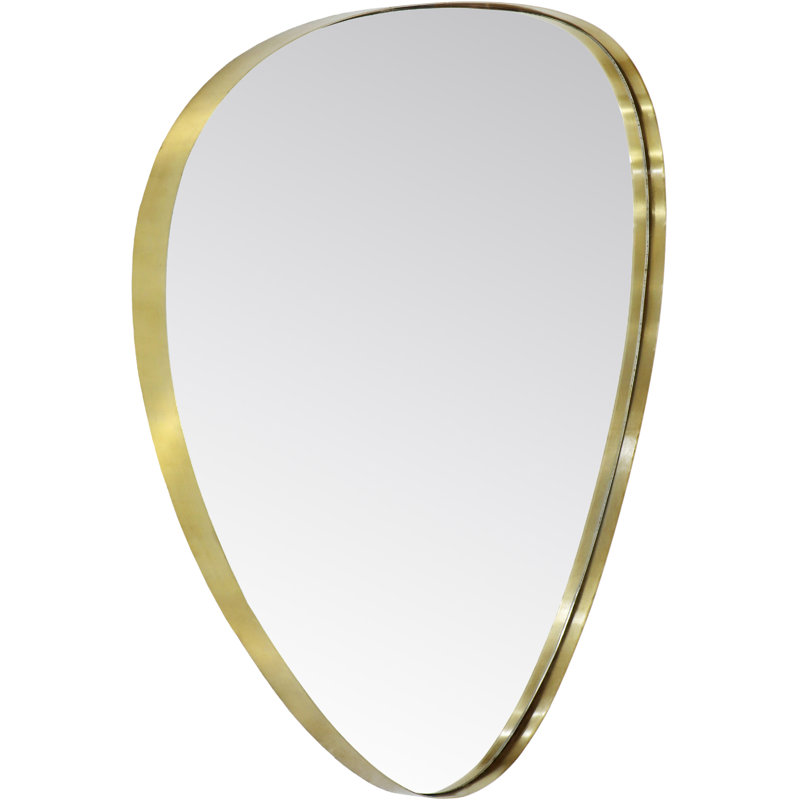 Mirsha Mirror, 30" x 23", Brushed Gold