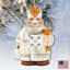 Ornement en bois en forme de père noël