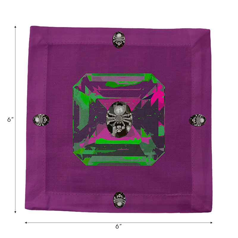 Square Napkins, Purple Rain