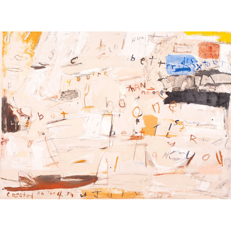 Humility Painting, 48" H  x 60" W