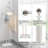 Free Standing Coat Rack with Marble Base & 8 Steel Hooks Clothes Rack