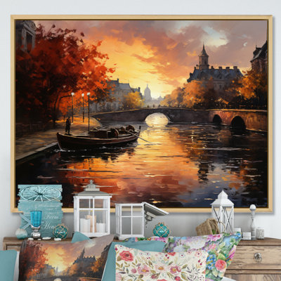 " Yellow Canal Golden Glow Warm "