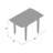 Extendable Solid Wood Top Dining Table