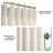 Memory‑Set Linen Textured Light‑Filtering Privacy Curtains for Living Room, Hook Pleat Design(Set of 2)-1591378961-1591379949