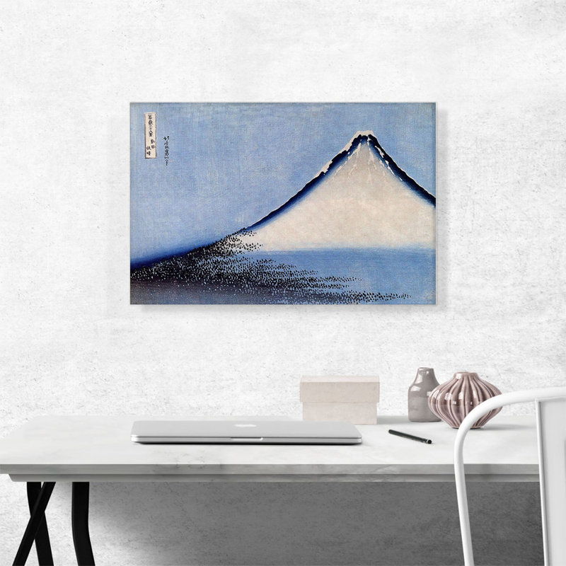 Mont Fuji bleu - impression, H 18 po x l 26 po x P 1,5 po
