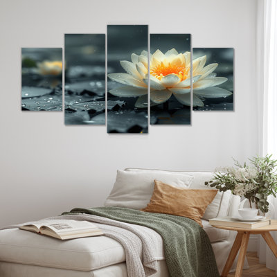 Roberson - lotus, ensemble d'art mural