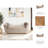 60" Serrano Bench, Ivory
