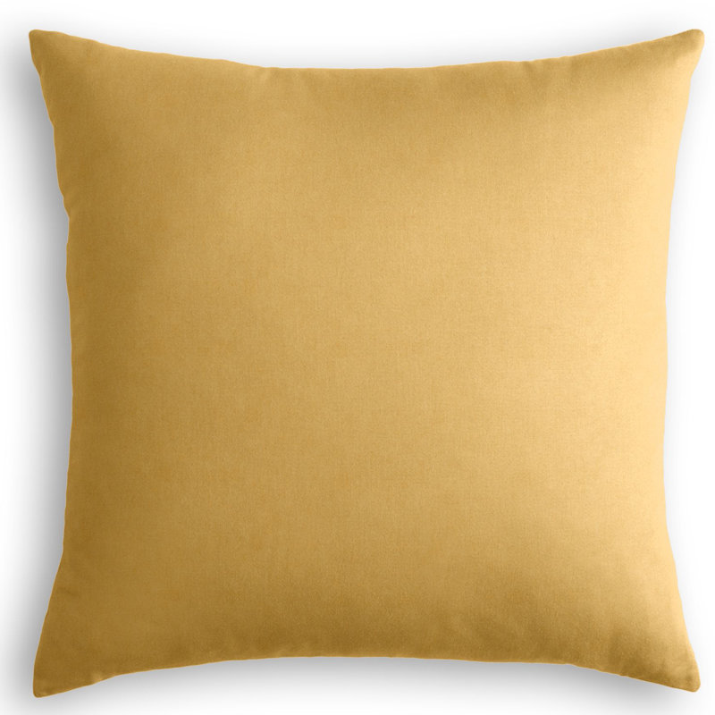 Classic Polyester/Polyester blend Square Pillow Cover & Insert, 20" x 20", Wheat