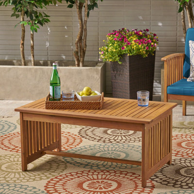 Table basse en acacia