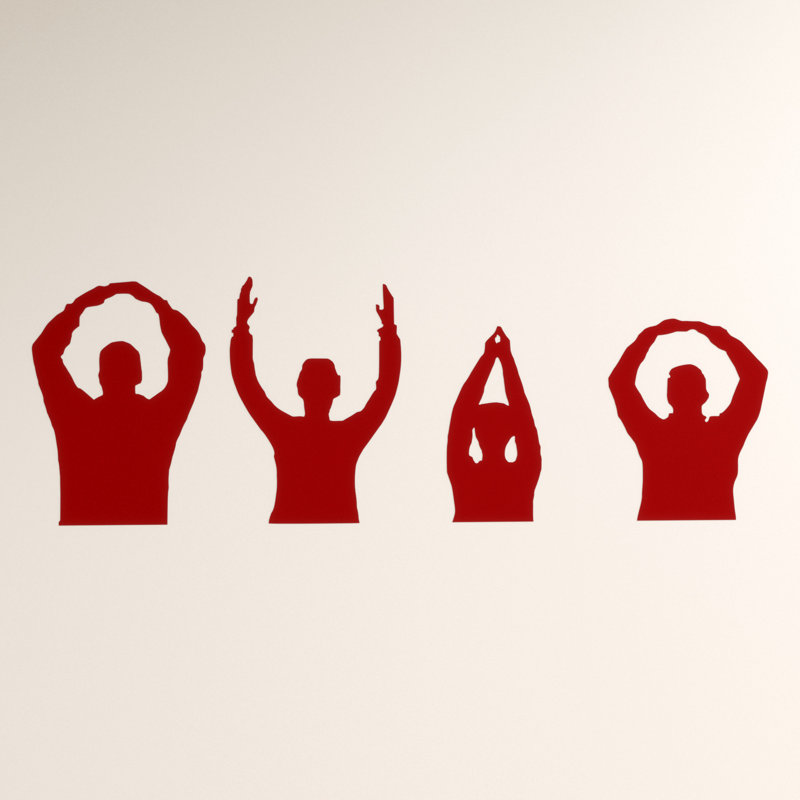 Entertainment Non-Wall Damaging Wall Decal, Cranberry