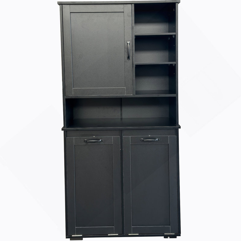 Armoire de buanderie autoportante avec portes et tablette