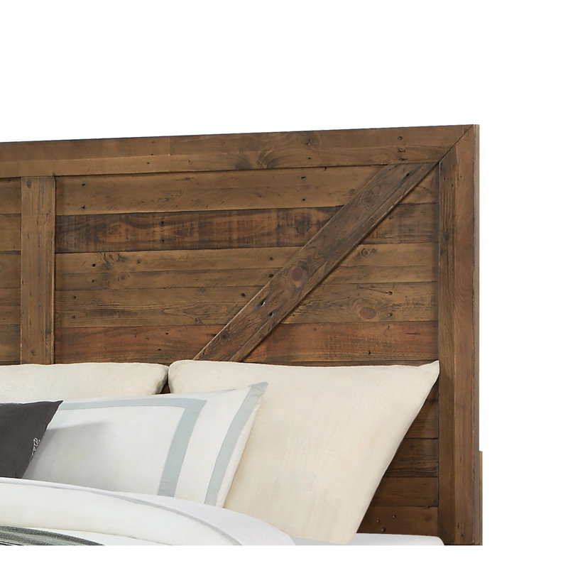 Lit standard en bois massif Craigsville, Grand