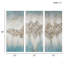 Ensemble de 3 toiles embellies