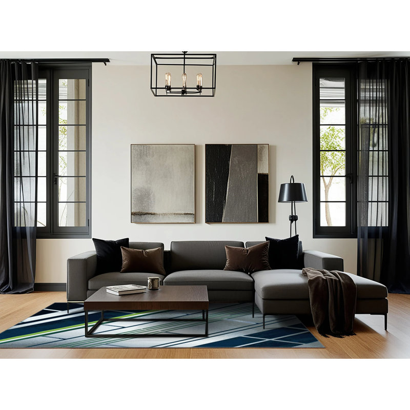 Solaris Rift Rug, Rectangle 6' x 9'