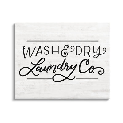 «Wash Laundry Co Grain» - Art textuel