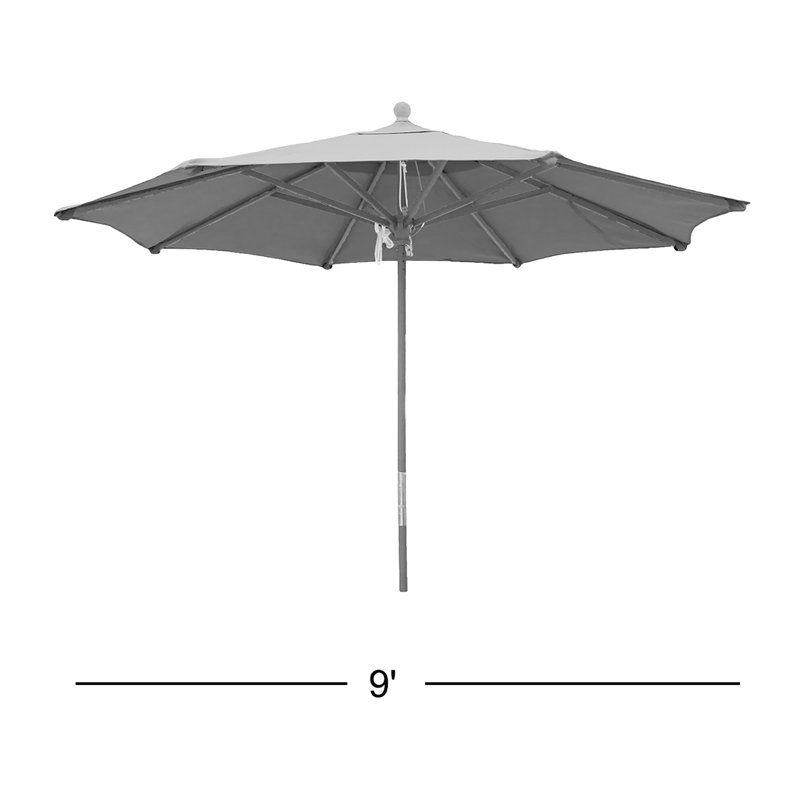 Sunbrella de marché 9 pi Witherspoon, Toile Sunbrella® ara