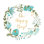 «Romantic Floral II Blue» par Wild Apple Portfolio - impression sur toile tendue