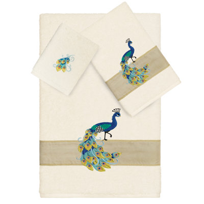 3 Piece 100% Turkish Cotton Towel Set