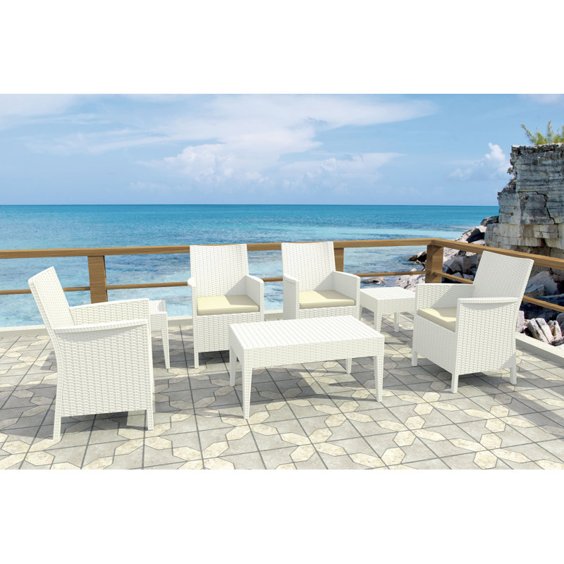 Tomosuke Outdoor Lounge Chair, White