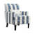 Blue/White Striped Linen selected