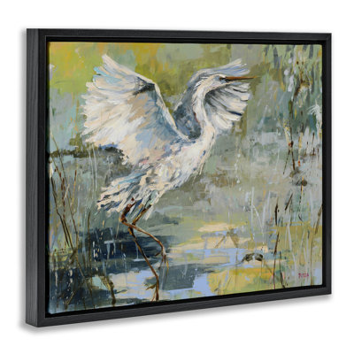 Cadre flottant Radane Crane at Pond, design par Dusza