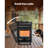 Propane Heater 6000-18000 BTU 3 Modes Tip Over Protection Indoor Outdoor