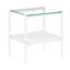 Ensemble de 3 tables basses et tables de bout, table en verre trempé avec panneau de fibres à densité moyenne, tables modernes pour le salon, verre-1911409273-1911409272