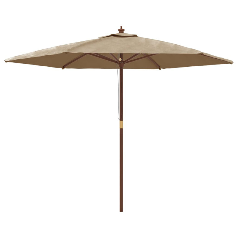 Aslyn Market Parasol, Sand, 231cm H x 196cm W x 196cm D