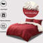 Jersen Microfiber Solid Colour Duvet Cover Set with Pillowcases-248002403-248002334