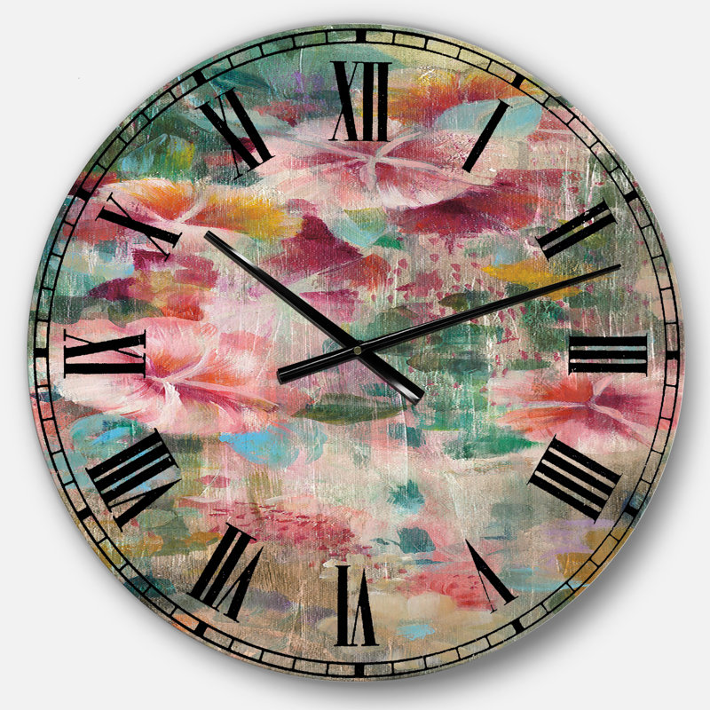 Horloge murale Flower Shower III, Moyen