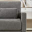 Fauteuil Accent Chairs Modern Chenille - Structure en bois massif, coussins décoratifs | Salon Bureau de chambre à coucher | Chenille | Gris clair-259470970
