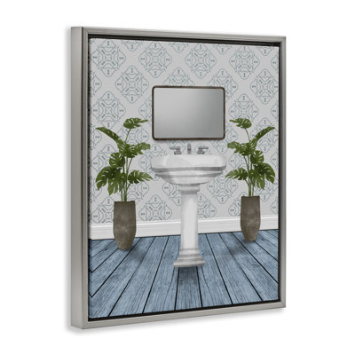 Restful Wash Plants & Sink Floating Frame, design by Marcus Prime