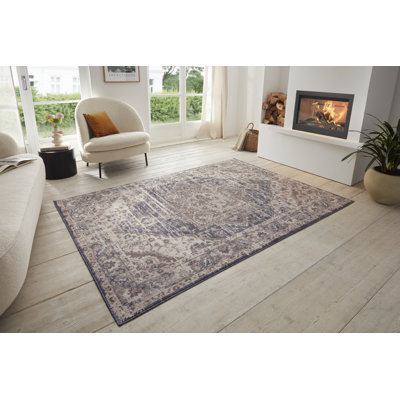 Terrain Ivory/Grey/Blue Rug