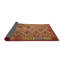 Tapis brun/gris/crème contemporaine-984767367