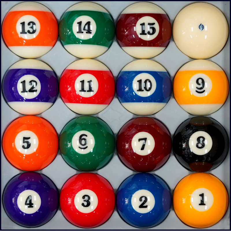 Ensemble de boules de billard Matador Snow Pearl