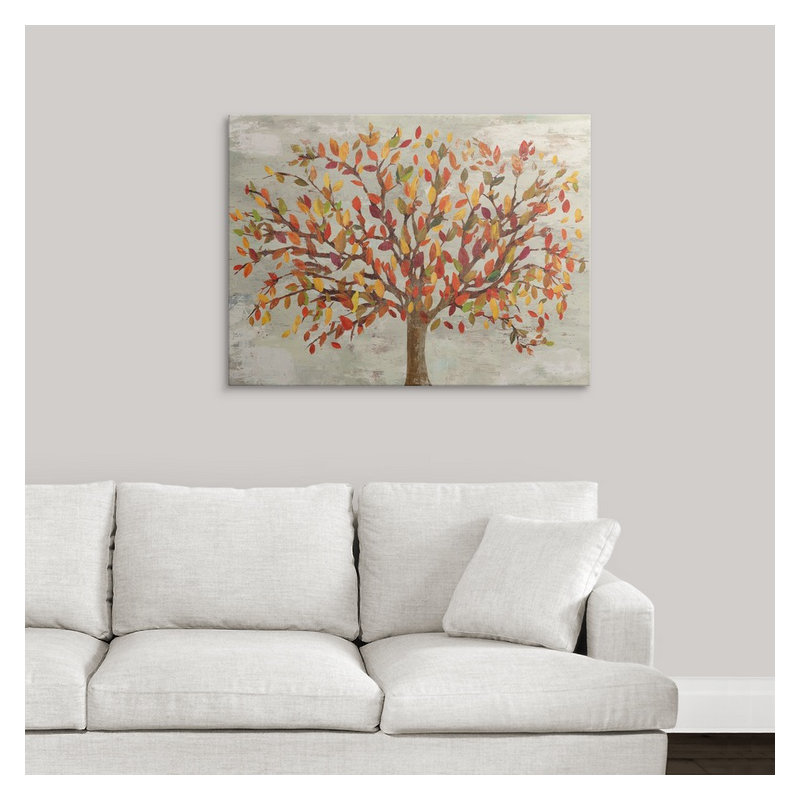 Barkot Carty «Fall Foliage», reproduction d'art par Anife, H 12 po x l 16 po x P 1,5 po, Toile