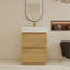 Ensemble de meuble-lavabo simple autoportant 24 po avec lavabo en résine, 24 po et 2 tiroirs-838833026