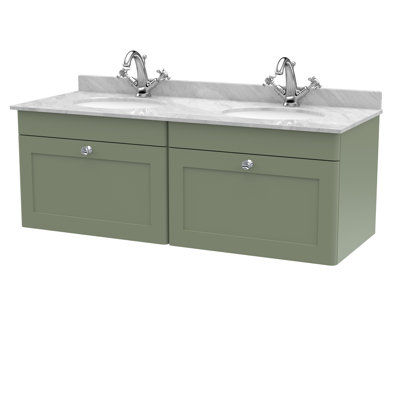 Classique 1220mm Double Bathroom Vanity with Undermount Vitreous China Basin