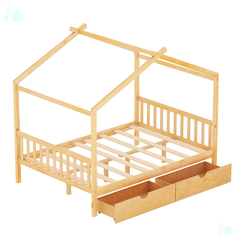 Lit double Mallk par Mercer41, Naturel