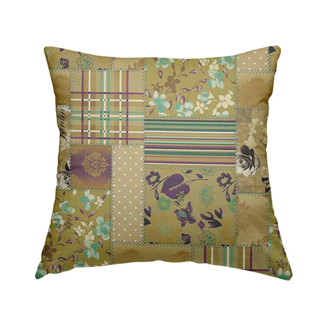Verdugo Patchwork Square Cushion
