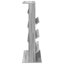 Wood Free Standing Magazine Rack-1259124781